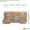 Ekena Millwork 49"W x 24 1/2"H x 1 1/4"D Castle Rock Stacked Stone, StoneWall Faux Stone Siding Panel, Colfax PNU24X48CRCO - alternate 3